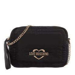 LOVE MOSCHINO Borsa Nylon Pu Nero Camera Bag