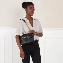 LOVE MOSCHINO Borsa Pu Nero Crossbody Bag -Modetaschengeschäft A0196603 LoveMoschino position 2 1