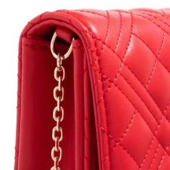 LOVE MOSCHINO Borsa Quilted Pu Rosso Crossbody Bag -Modetaschengeschäft A0196608 LoveMoschino position 4