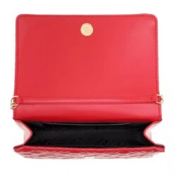 LOVE MOSCHINO Borsa Quilted Pu Rosso Crossbody Bag -Modetaschengeschäft A0196608 LoveMoschino position 5