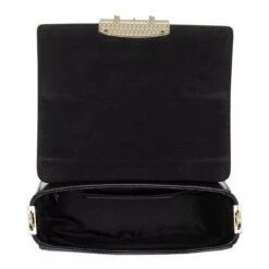 Furla METROPOLIS MINI C.BODY WEBBING Nero/Marmo Violet Crossbody Bag -Modetaschengeschäft A0197384 Furla position 5