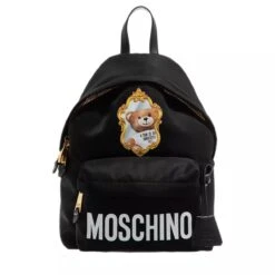 MOSCHINO Rucksack Fantasy Print Black Rucksack