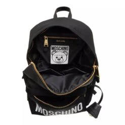 MOSCHINO Rucksack Fantasy Print Black Rucksack -Modetaschengeschäft A0198093 Moschino position 5