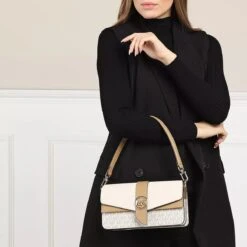 MICHAEL Michael Kors Greenwich Medium Convertible Shoulder Vanilla Mlti Crossbody Bag -Modetaschengeschäft A0198487 MichaelMichaelKors position 4