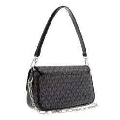 MICHAEL Michael Kors Parker Medium Convertible Pouchette Shoulder Black Optic White Satchel -Modetaschengeschäft A0198511 MichaelMichaelKors position 3