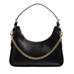 MICHAEL Michael Kors Wilma Medium Pouchette Black Hobo Bag