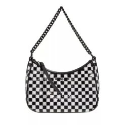 MICHAEL Michael Kors Small Chain Pouchette Blk/Opticwht Pochette