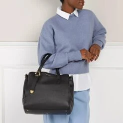 Coccinelle Gleen Noir Shopper -Modetaschengeschäft A0198755 Coccinelle position 2 1