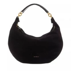 Coccinelle Maelody Suede Noir/Noir Hobo Bag