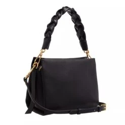 Coccinelle Boheme Grana Double Noir Brule Crossbody Bag 11 Coccinelle Boheme Grana Double Noir Brule Crossbody Bag -Modetaschengeschäft A0198945 Coccinelle position 4
