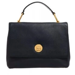 Coccinelle Liya Midnight/Noir Satchel