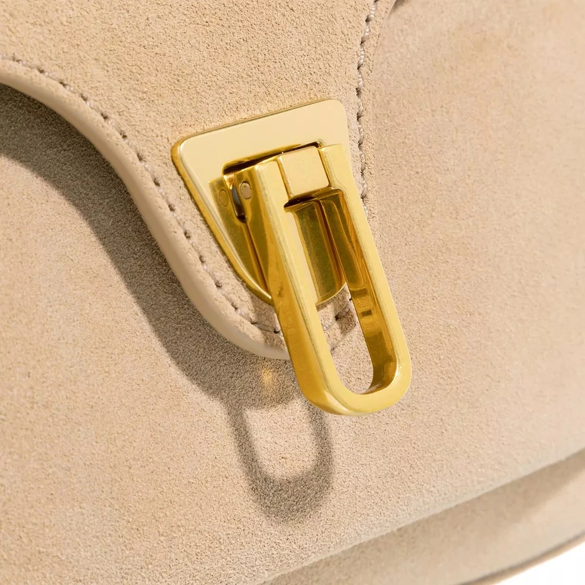 Coccinelle Beat Suede Toasted Crossbody Bag 6 Coccinelle Beat Suede Toasted Crossbody Bag – Bild 4