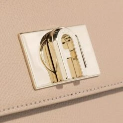 Furla 1927 Mini Top Handle Greige Satchel -Modetaschengeschäft A0199521 Furla position 5