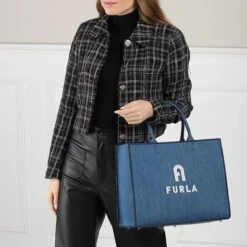 Furla Opportunity L Tote Blu Jay Marshmallow Tote 8 Furla Opportunity L Tote Blu Jay Marshmallow Tote -Modetaschengeschäft A0199530 Furla position 2