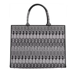 Furla Opportunity L Tote - Tessuto Jacquard Arco E Toni Grigio Tote