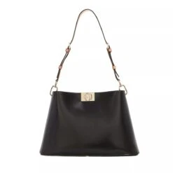 Furla Fleur M Shoulder Bag Nero Crossbody Bag