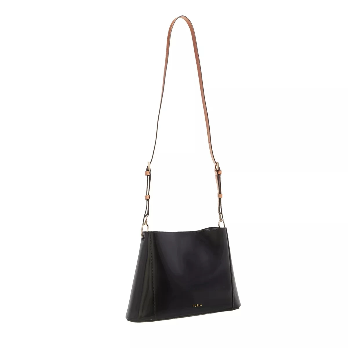 Furla Fleur M Shoulder Bag Nero Crossbody Bag 6 Furla Fleur M Shoulder Bag Nero Crossbody Bag – Bild 4