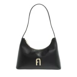 Furla Diamante Mini Shoulder Bag Nero Hobo Bag