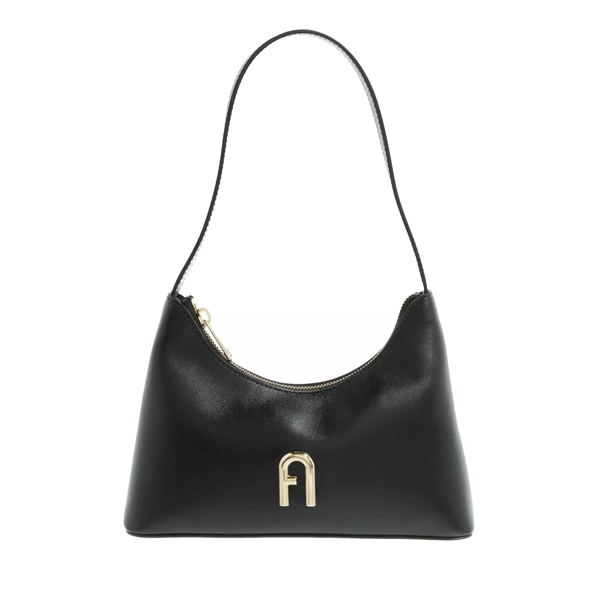 Furla Diamante Mini Shoulder Bag Nero Hobo Bag 3 Furla Diamante Mini Shoulder Bag Nero Hobo Bag