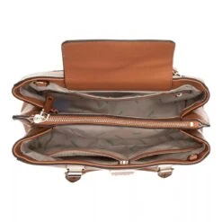 Guess Eco Alexie Girlfriend Satchel Cognac Satchel 13 Guess Eco Alexie Girlfriend Satchel Cognac Satchel -Modetaschengeschäft A0199891 Guess position 6