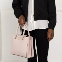 Guess Eco Alexie Girlfriend Satchel Light Rose Satchel -Modetaschengeschäft A0199892 Guess 5