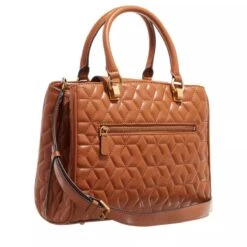 Guess Elenia Girlfriend Satchel Cognac Satchel -Modetaschengeschäft A0199943 Guess position 4