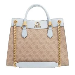Guess Nell Logo Girlfriend Latte Logo/Slate Shopper