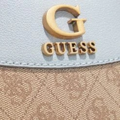 Guess Nell Logo Girlfriend Latte Logo/Slate Shopper -Modetaschengeschäft A0199980 Guess position 4