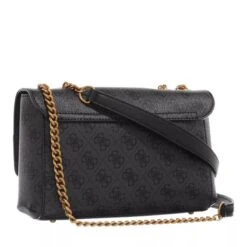 Guess Nell Logo Crossbody Flap Coal Logo Crossbody Bag -Modetaschengeschäft A0199981 Guess position 3