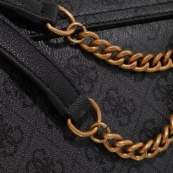Guess Nell Logo Crossbody Flap Coal Logo Crossbody Bag -Modetaschengeschäft A0199981 Guess position 4