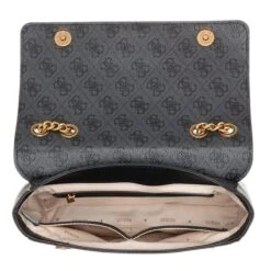 Guess Nell Logo Crossbody Flap Coal Logo Crossbody Bag -Modetaschengeschäft A0199981 Guess position 5