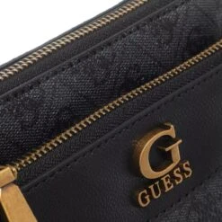Guess Nell Logo Double Pouch Crossbody Coal Logo Pochette -Modetaschengeschäft A0199985 Guess position 5
