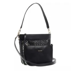 Guess Vikky Drawstring Bucket Black Korbtasche -Modetaschengeschäft A0200015 Guess position 5