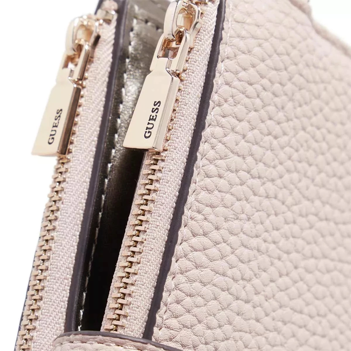 Guess Eco Brenton Double Zip Organizer Almond Geldbörse 6 Guess Eco Brenton Double Zip Organizer Almond Geldbörse – Bild 4
