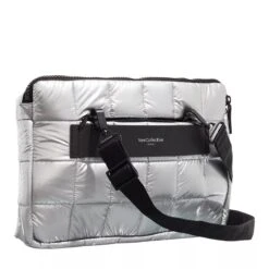 Porter Pouch Silver Metallic Laptoptasche -Modetaschengeschäft A0200406 VeeCollective position 4