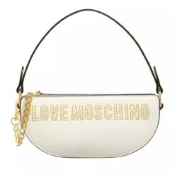 LOVE MOSCHINO Little Studs Bianco Crossbody Bag