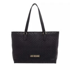 LOVE MOSCHINO Woven Nero Shopper