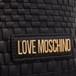 LOVE MOSCHINO Woven Nero Bucket Bag -Modetaschengeschäft A0200900 LoveMoschino position 4