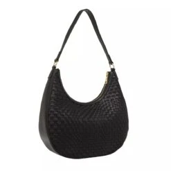 LOVE MOSCHINO Woven Nero Hobo Bag -Modetaschengeschäft A0200901 LoveMoschino position 3