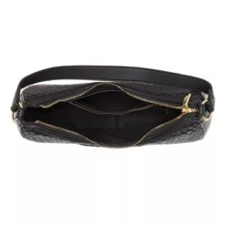 LOVE MOSCHINO Woven Nero Hobo Bag -Modetaschengeschäft A0200901 LoveMoschino position 5