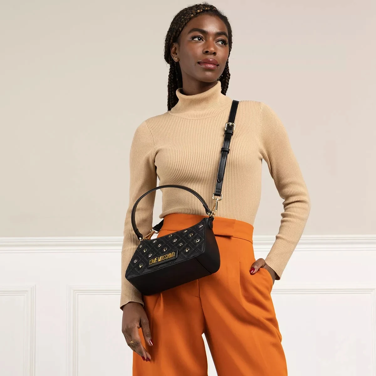 LOVE MOSCHINO Nylon Eyelets Color Pochette 4 LOVE MOSCHINO Nylon Eyelets Color Pochette – Bild 2