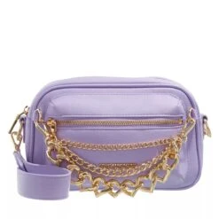 LOVE MOSCHINO Charm Chains Lilla Camera Bag