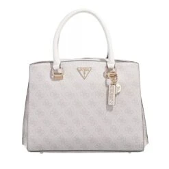 Guess Noelle Girlfriend Satchel Dove Logo Satchel