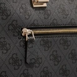 Guess Noelle Girlfriend Coal Logo Tote 12 Guess Noelle Girlfriend Coal Logo Tote -Modetaschengeschäft A0201052 Guess position 5