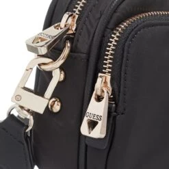 Guess Eco Gemma Crossbody Camera Black Camera Bag -Modetaschengeschäft A0201066 3