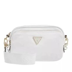 Guess Eco Gemma Crossbody Camera White Camera Bag