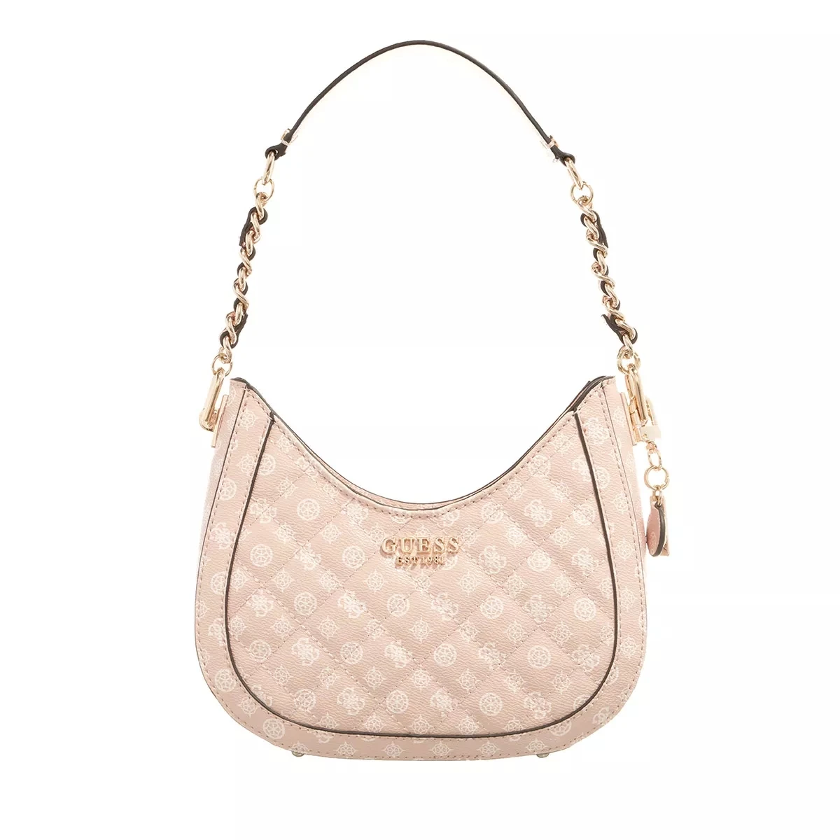 Guess Abey Small Hobo Light Rose Logo Hobo Bag 3 Guess Abey Small Hobo Light Rose Logo Hobo Bag