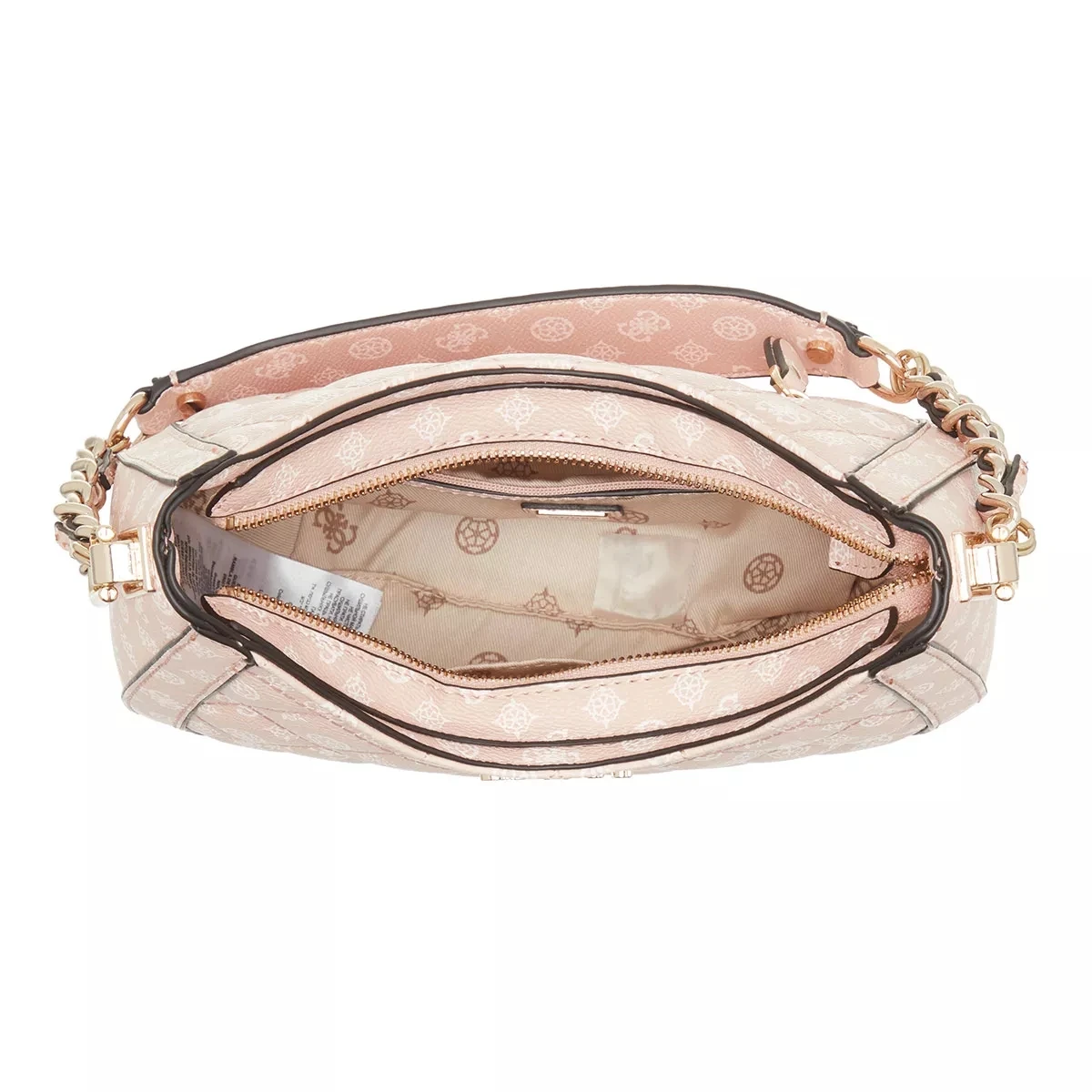 Guess Abey Small Hobo Light Rose Logo Hobo Bag 7 Guess Abey Small Hobo Light Rose Logo Hobo Bag – Bild 5