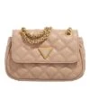 Guess Giully Mini Crossbody Flap Beige Crossbody Bag 1 Guess Giully Mini Crossbody Flap Beige Crossbody Bag -Modetaschengeschäft A0201094
