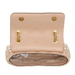 Guess Giully Mini Crossbody Flap Beige Crossbody Bag -Modetaschengeschäft A0201094 4